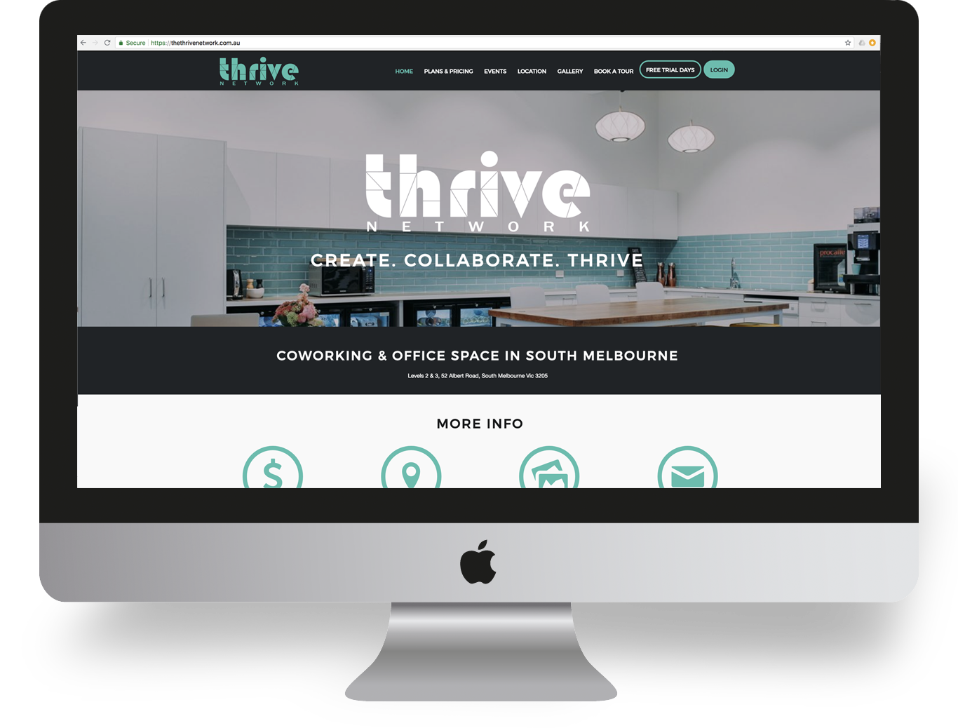 Thrive Network Website Design and Development - Ignite Group Website Development - Miki Media | Melbourne Web Design Services